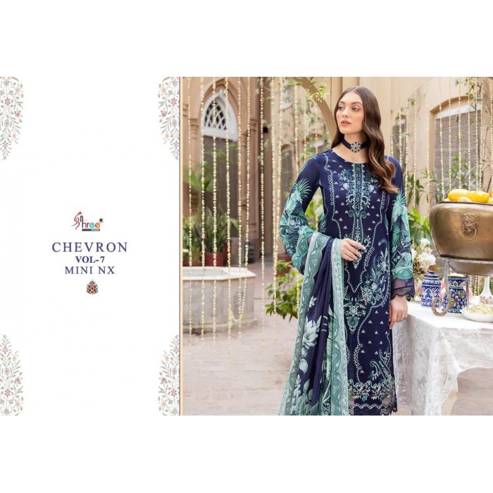 Shree Fabs Chevron Vol 7 Mini Nx Pakistani Salwar Suits
